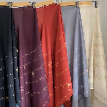 Avery Bloom Printed Shawl